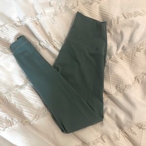 Lululemon Teal Wunder Train High-Rise Tight 25" - Women's Size 0